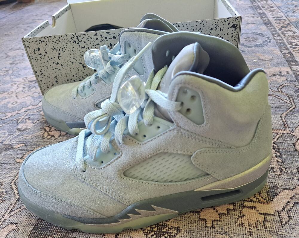 Nike Air Jordan 5 Retro Bluebird New Womens Size 6.5 / Mens 5